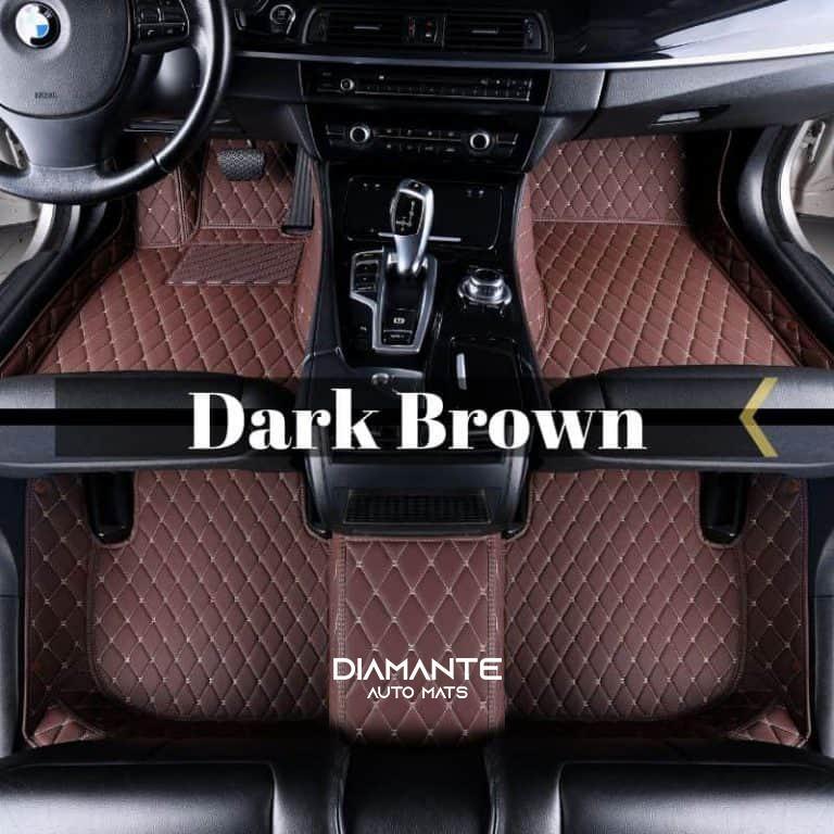 Luxury Dark Brown Car Mats | Dark Brown Car Floor Mats